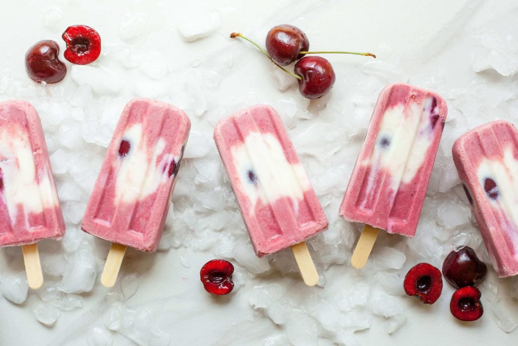 Self made Ice Cream Cherry